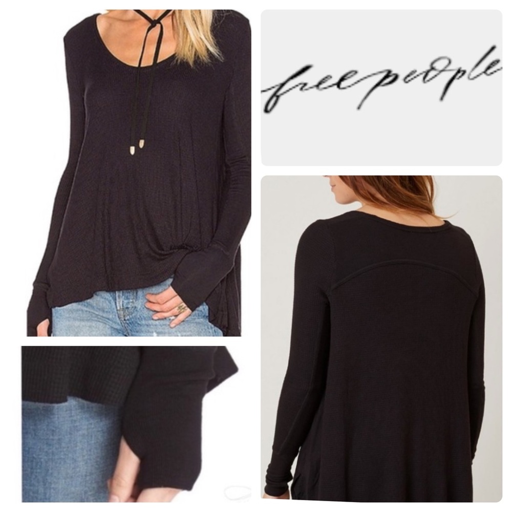 Free People | Malibu Thermal Black